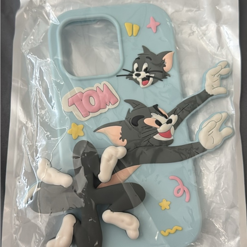 Tom and Jerry Blue iPhone 15PM case